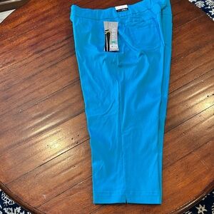 Slimstation Blue Capris Size 16 NWT